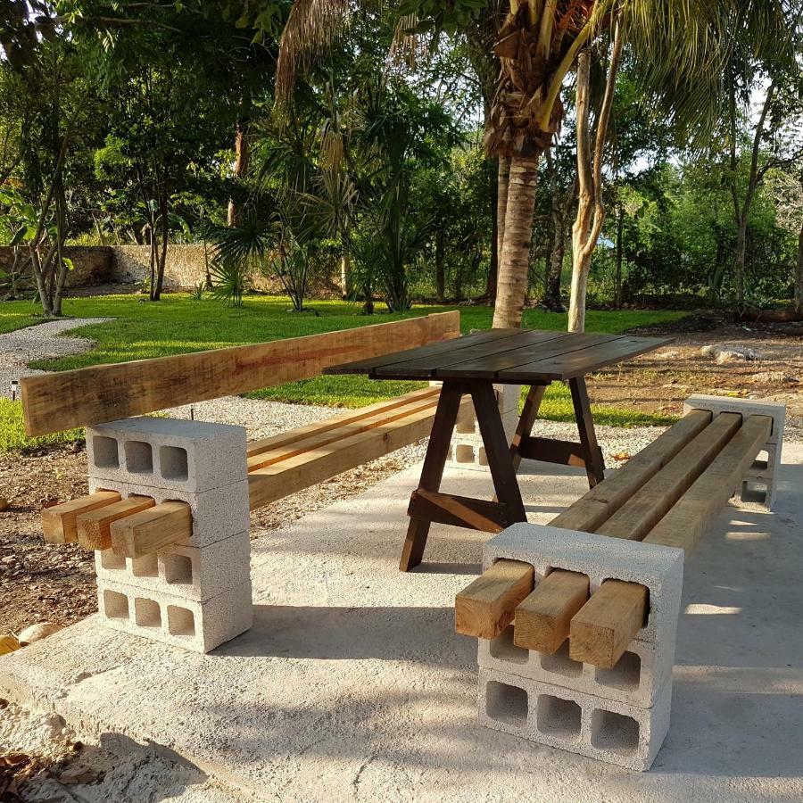 El Buho Bacalar Eco-Cabanas Hostal ภายนอก รูปภาพ