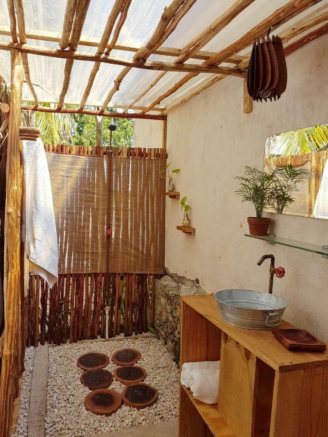 El Buho Bacalar Eco-Cabanas Hostal ภายนอก รูปภาพ