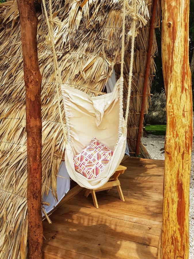 El Buho Bacalar Eco-Cabanas Hostal ภายนอก รูปภาพ